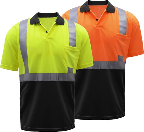 Class 2 Moisture Wicking Polo Shirt | GSS Safety