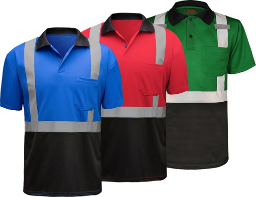 Class 2 Moisture Wicking Polo Shirt | GSS Safety