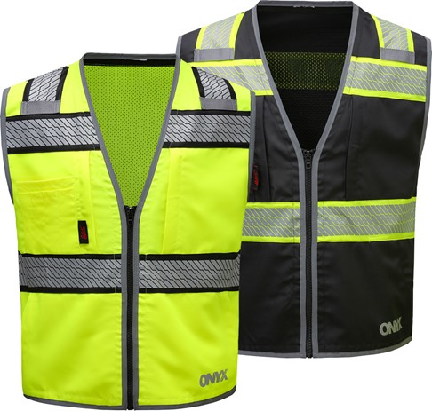 ONYX Standard Safety Vest w/Contrasting Trim | GSS Safety