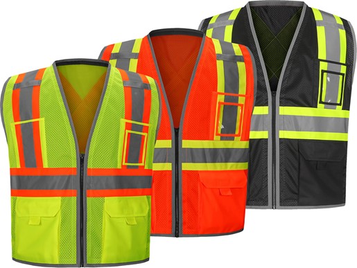 Hype-Lite Safety Vest w/X back | GSS Safety